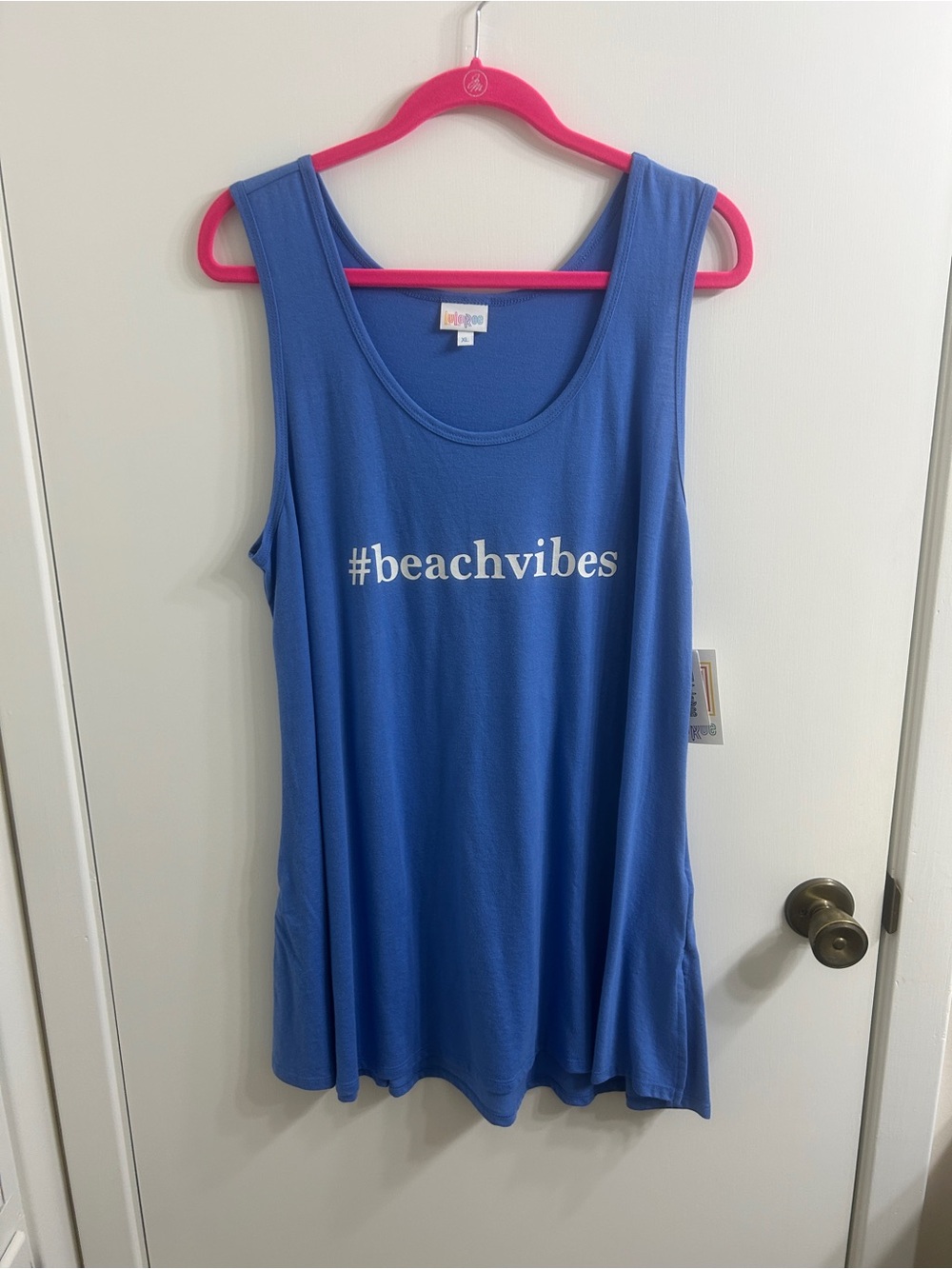 Lularoe Blue Women's Long Tank Top